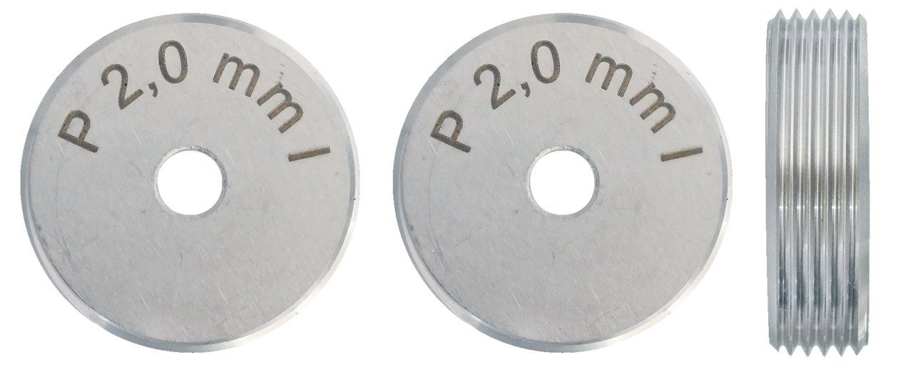 GEDORE KL-0173-4604 Gewinderollensatz für 2 mm Steigung Produktbild img1 L