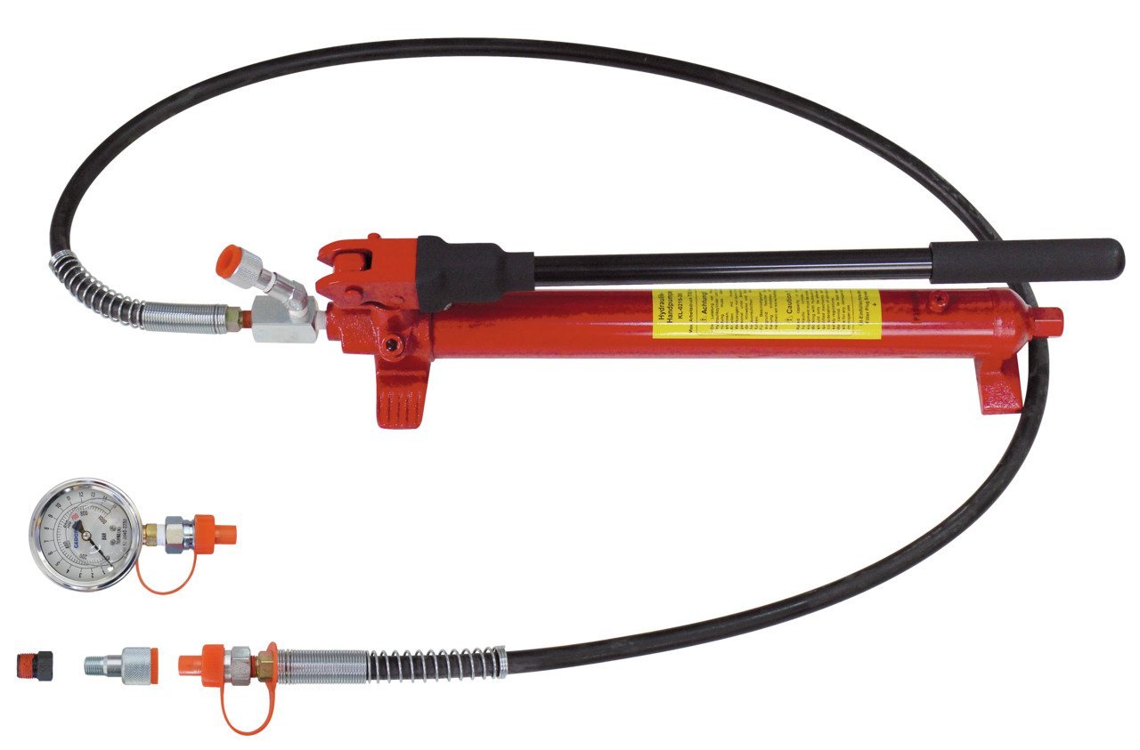 GEDORE KL-0215-35 M22 Hydraulik-Handpumpe mit Manometer, 10 t Produktbild img2 L