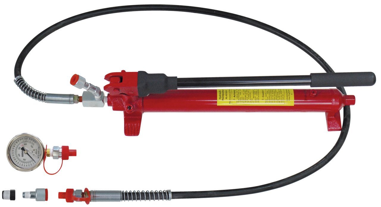 KL-0215-35 M25 Hydraulik-Handpumpe mit Manometer, 17 t Produktbild img2 L