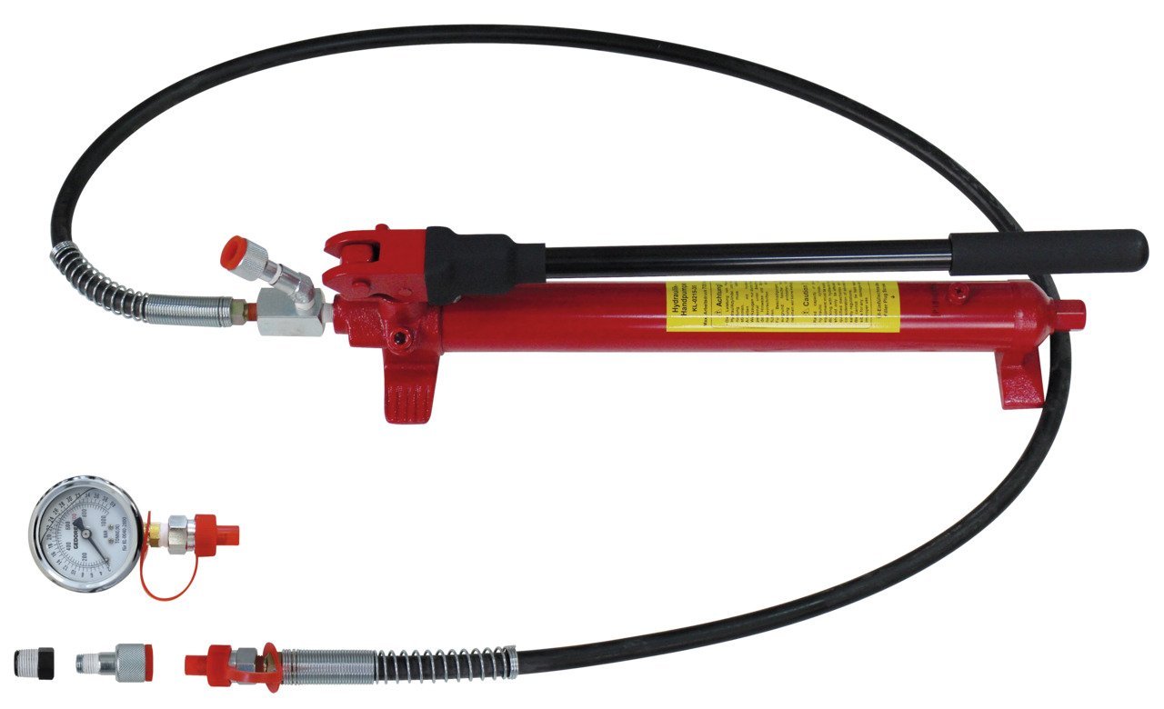 KL-0215-35 M28 Hydraulik-Handpumpe mit Manometer, 28 t Produktbild img2 L
