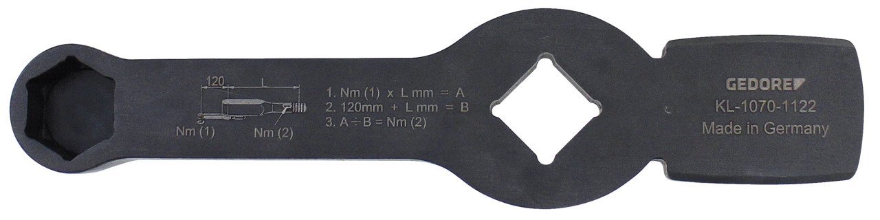 KL-1070-1122 Schlagschlüssel, 6-kant Profil SW 22 Produktbild img1 L