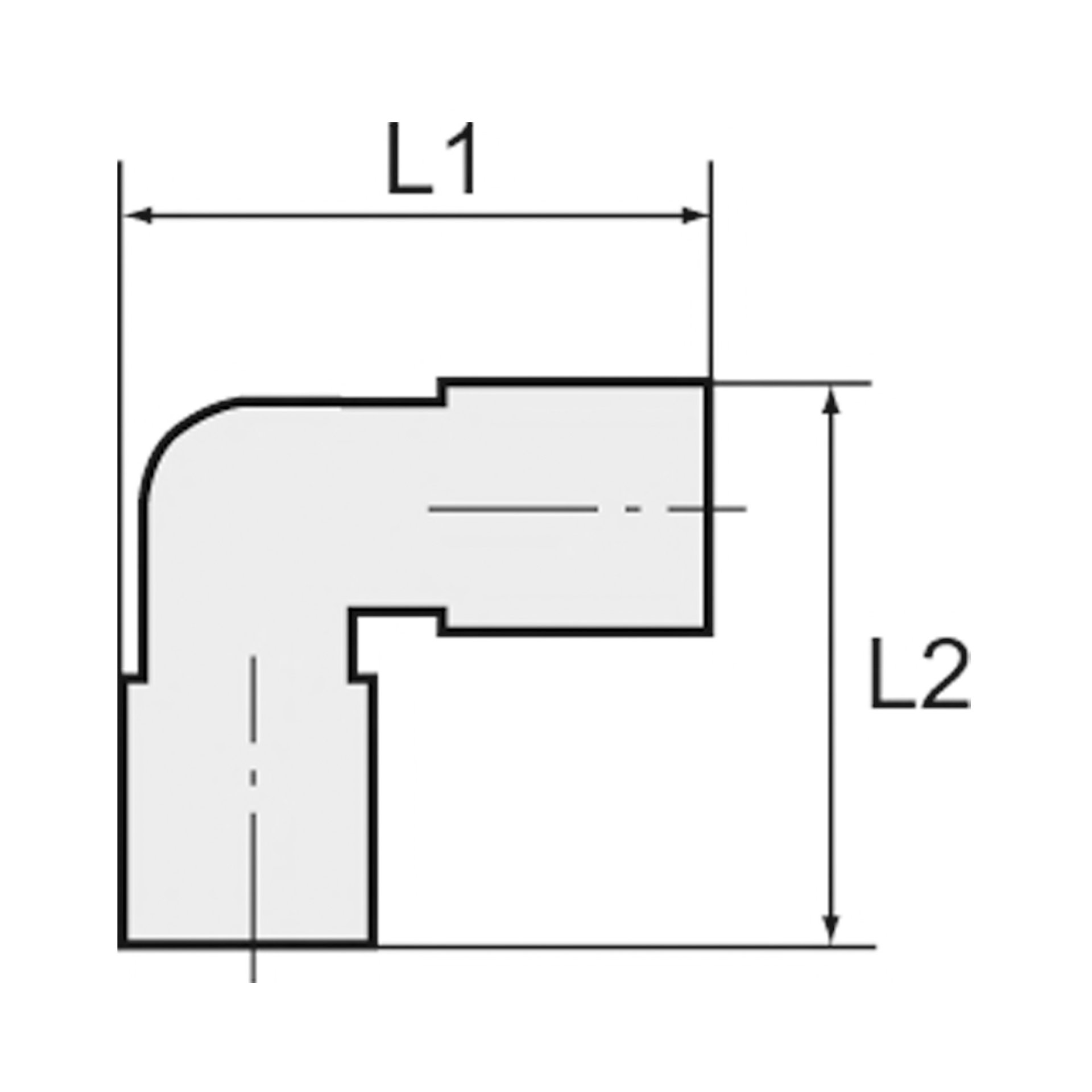 Winkel-Einschraubverschraubung POM, G 1/4 a., für Schlauch-Ø 8 Produktbild img2 L