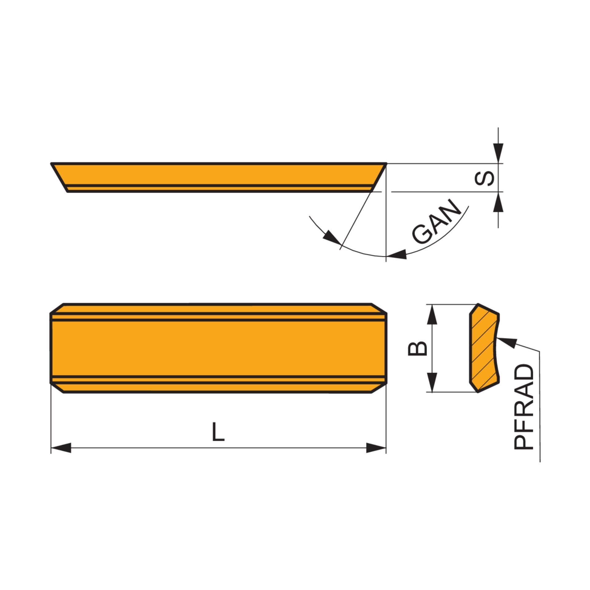 Dormer Pramet Wendeschneidplatte zum Scarfing LDGN Produktbild img2 L