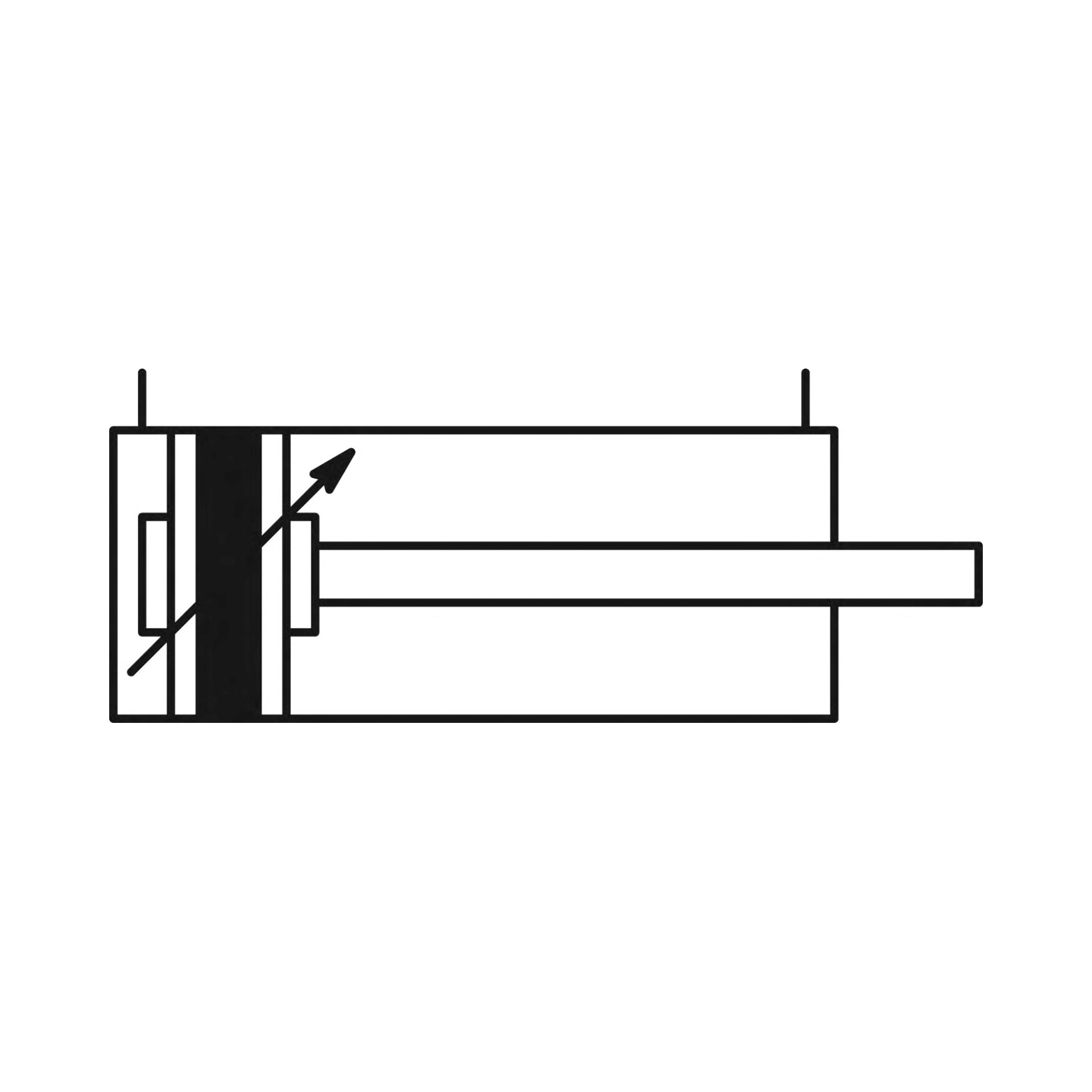 Normzylinder »SE« doppeltwirkend, Kolben-Ø 80, Hub 80, G 3/8 Produktbild img2 L