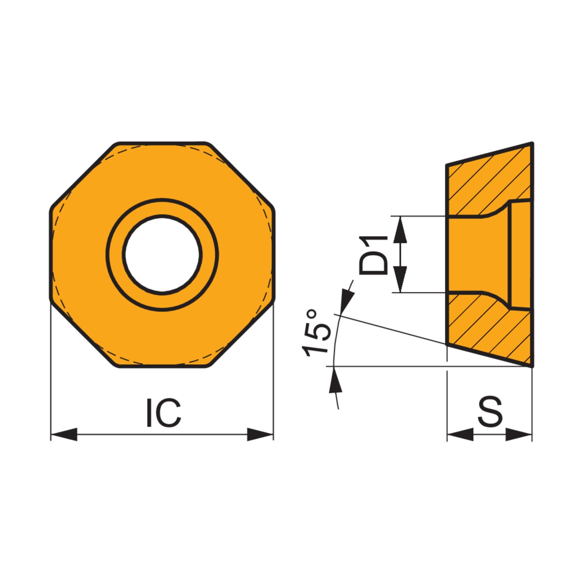 Dormer Pramet Fräswendeschneidplatte - Planfräsen ODEW 0605ZZN:M8330 Produktbild img2 L