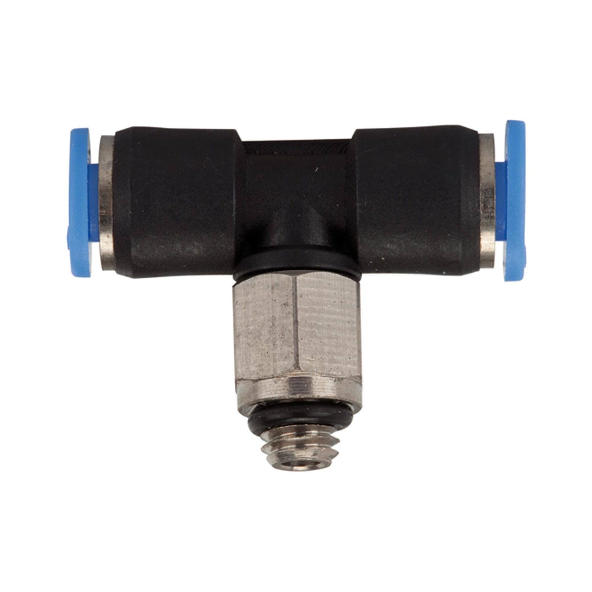 RIEGLER T-Steckverschraubung »Blaue Serie« mini, drehbar, M5 Produktbild img1 L