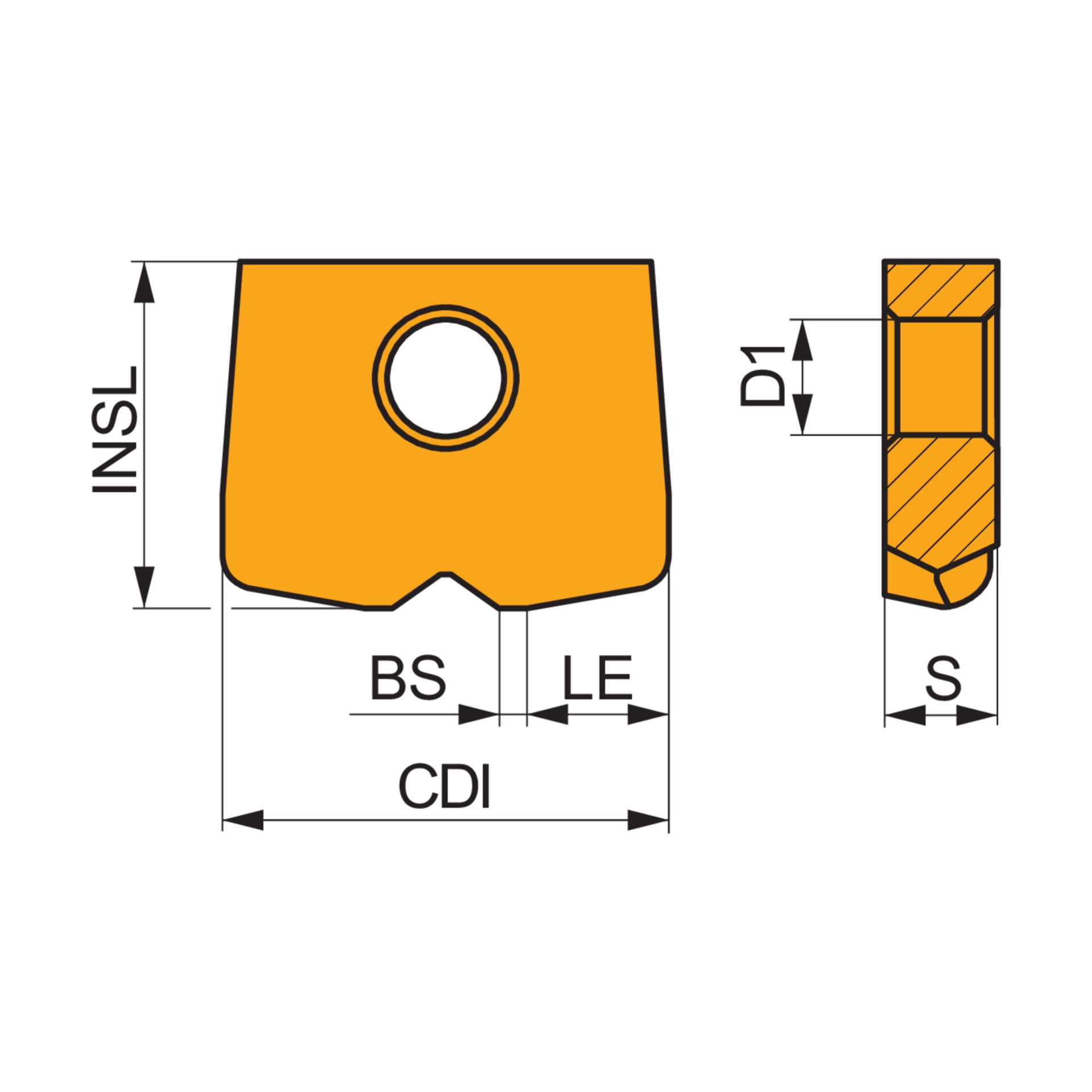 Fräswendeschneidplatte - Kopier- und Profilfräsen PPHF Produktbild img2 L