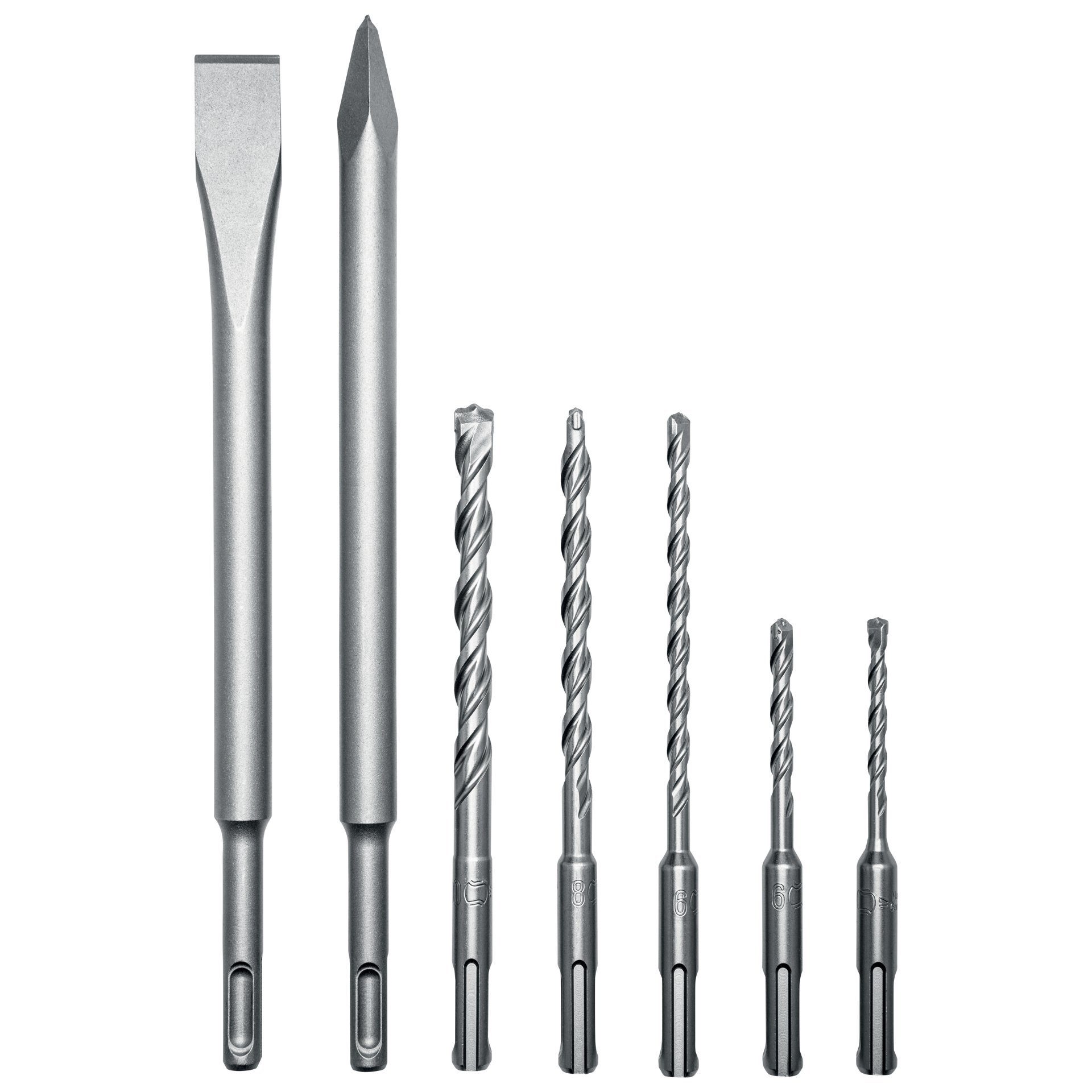 Flex Hammerbohrer-/Meißelset SDS-plus Xtreme Plus CH/HD 4-C Set SDS-plus Xtreme Plus Produktbild img1 L