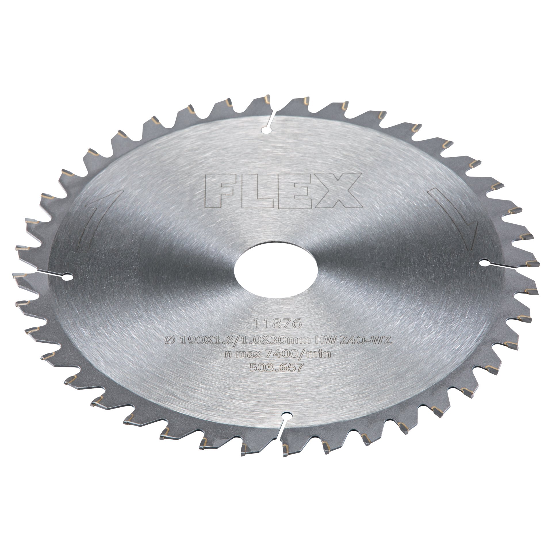 Flex Standard Sägeblatt D190x1,6/1,0x30 HW Z40/5° WZ Produktbild img1 L