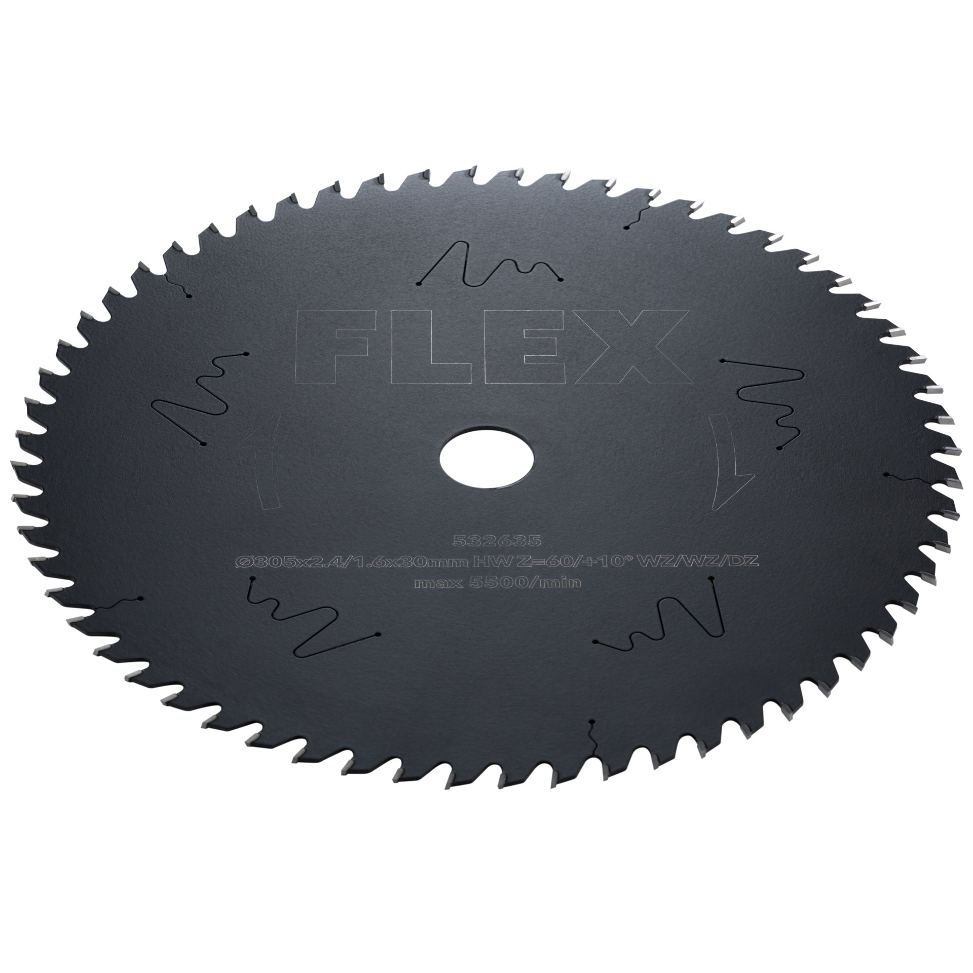 Flex Standard Sägeblatt D305x2,4/1,6x30 HW Z=60/+10° WZ/WZ/DZ Produktbild img1 L