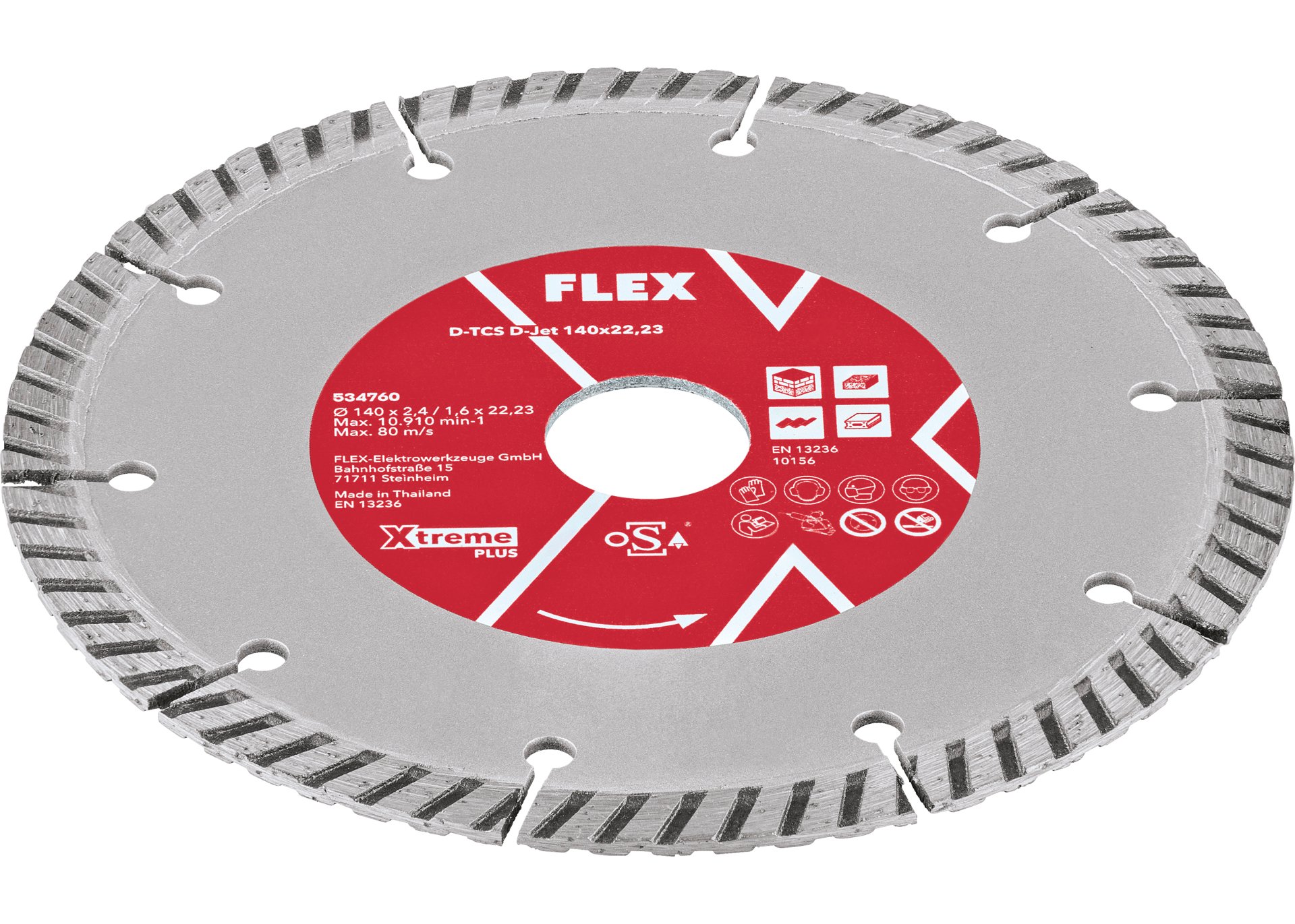 Flex Diamantjet VI - Speedcut D-TCS D-Jet 140x22,2 Produktbild img1 L