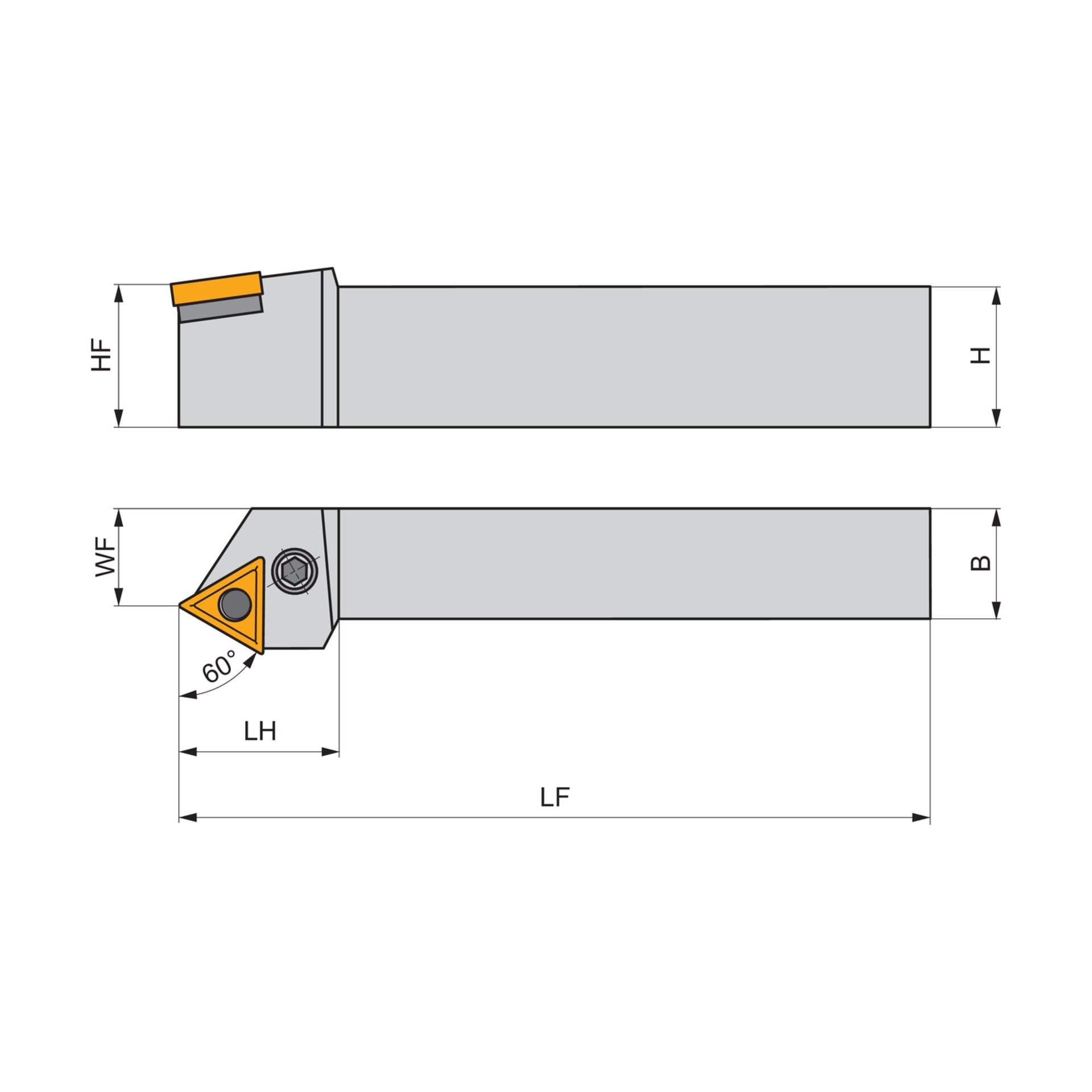 Dormer Pramet Drehwerkzeughalter ISO C PTTN(RL) EXT Produktbild img4 L