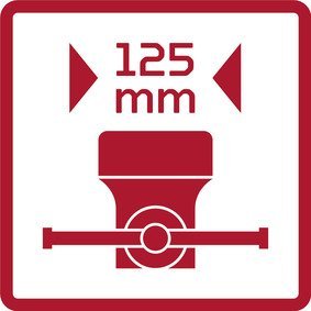 GEDORE R93800125 Schraubstock Backenbreite 125mm starr 17kg Produktbild img3 L
