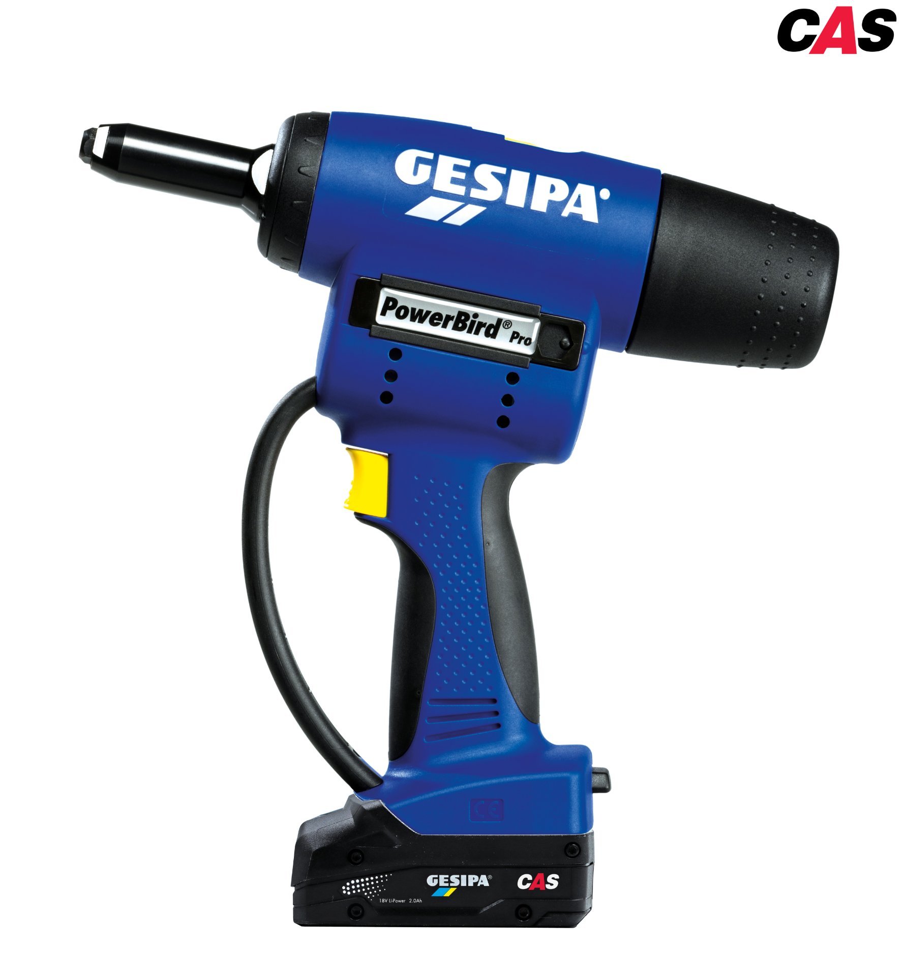 Gesipa PowerBird Pro Gold Edition CAS mit 2 Li-Ion Akkus 18V - 2,0 Ah / Ladegerät in L-Boxx Produktbild img1 L