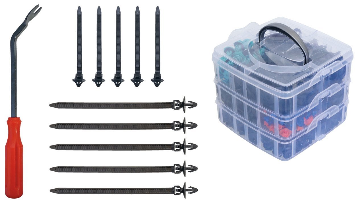 GEDORE R19002676 Befestigungsclip-Set mit Demontagehebel, 676 tlg. Produktbild img1 L