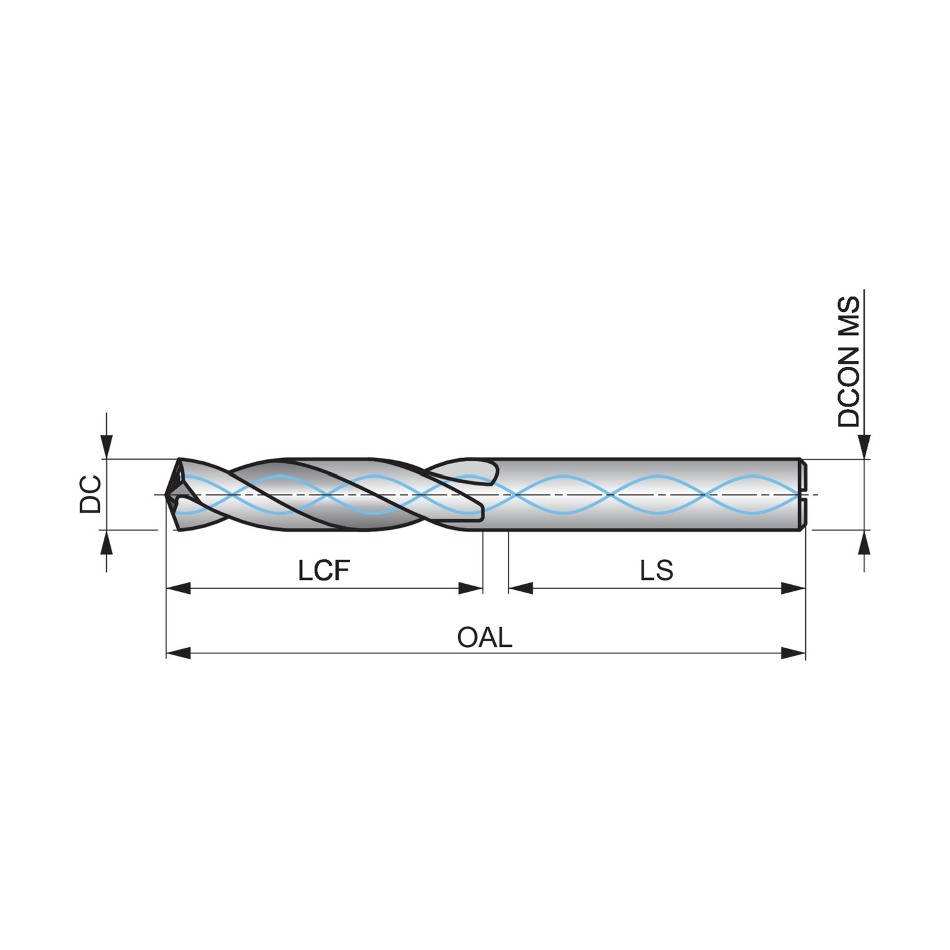 Force M Spiralbohrer, Kühlkanal 3×D R4676.5 Produktbild img3 L