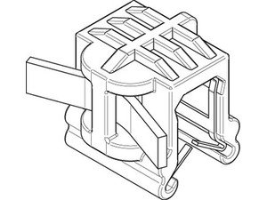 Reyher ART 82523 Befestigungsbinder m. Edgeclip PA66HS schwarz 4,6 x 200 S-A VE=S Produktbild img2 L