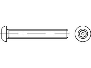 ART 88113 Sicherh.Schr(I7380)A2 M 5 x 16 Innensechskant m. Zapfen A 2 VE=S Produktbild img2 L