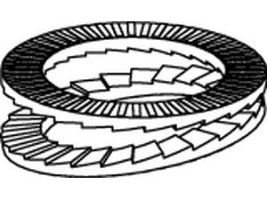 ART 88032 Keilsicherungsscheiben geklebt A 4 3,4 x 7,0 x 1,6 VE=S Produktbild img2 L