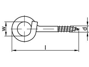 ART 88144 Starke Deckenhaken m. Holzgew. St. Typ 18 10 x 140 gal Zn gal Zn VE=S Produktbild img2 L