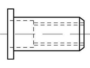 ART 88423 Blindnietmuttern A 4 Flako M 8 / 0,25 - 3,5 VE=S Produktbild img2 L