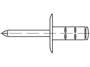 ART 88475 PolyGrip Mehrber.-Blindniete Alu/A 2 K 9,5 3,2 x 8 VE=S Produktbild img2 L