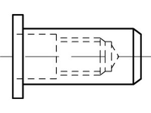 Reyher Artikel 88480 Al-Leg. F Blindniet-Muttern, rund, geschl., FLAKO für luft- und wasserdichte Nietungen Produktbild img2 L