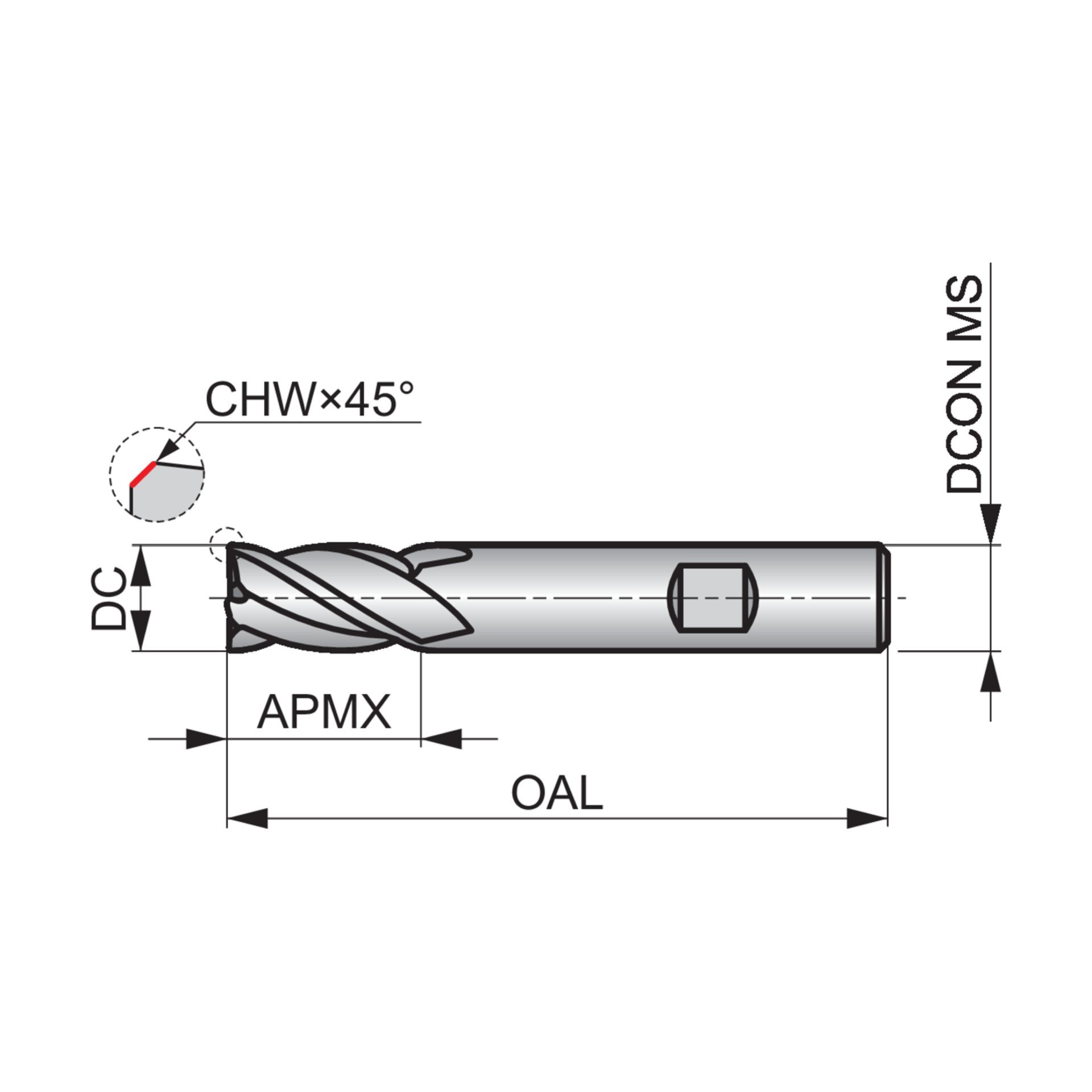 Schaftfräser S804HB12.0 Produktbild img4 L