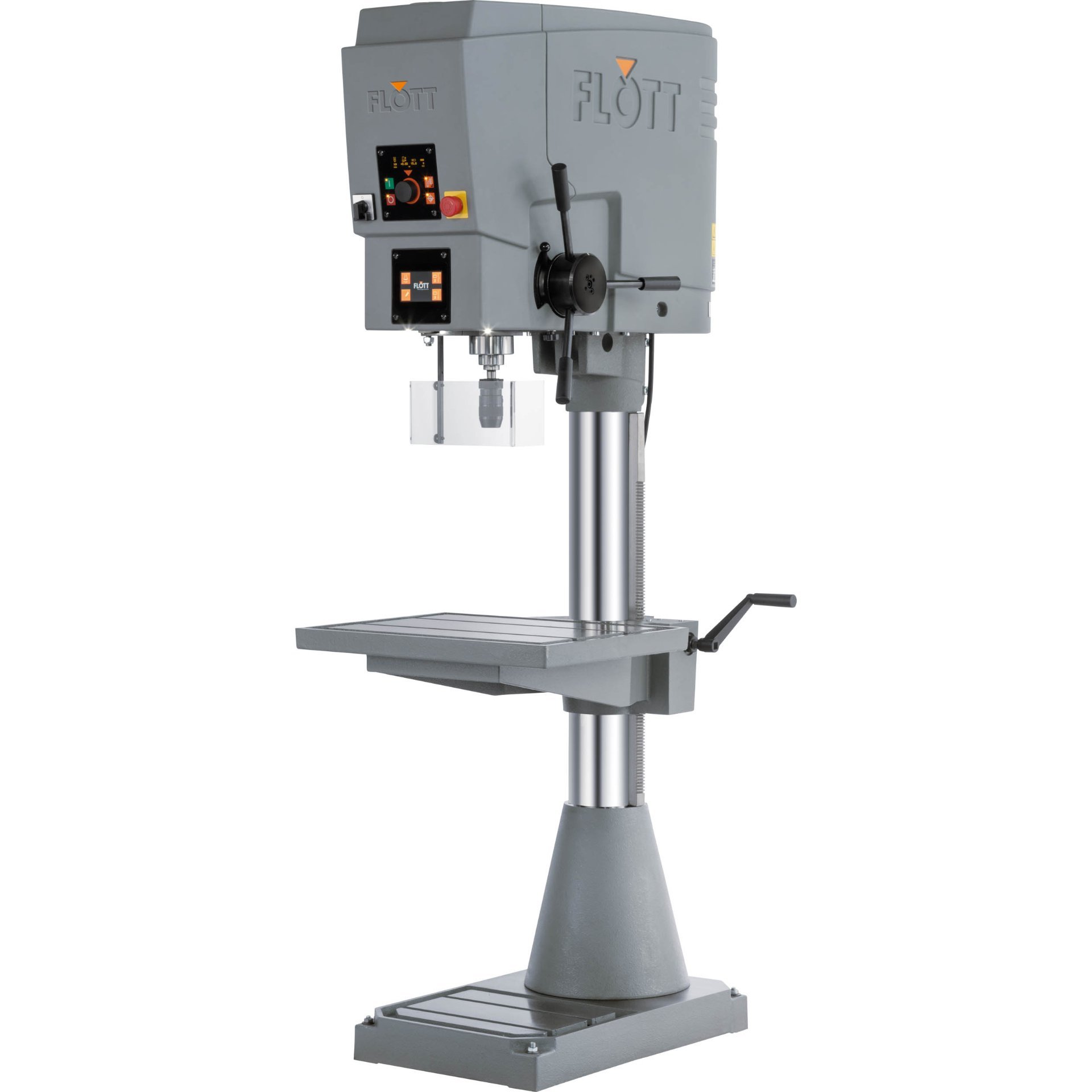 Flott Säulenbohrmaschine SB 40 NC Plus - mit Gewindeschneideinrichtung, stufenlosem Vorschub und gesteuerter Z-Achse Produktbild img1 L