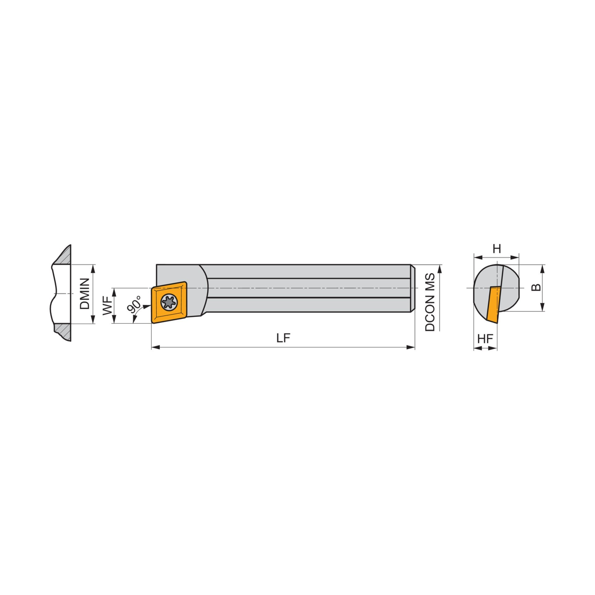 Dormer Pramet Bohrstange ISO S - Rechte Ausführung SCFC(RL) INT Produktbild img3 L