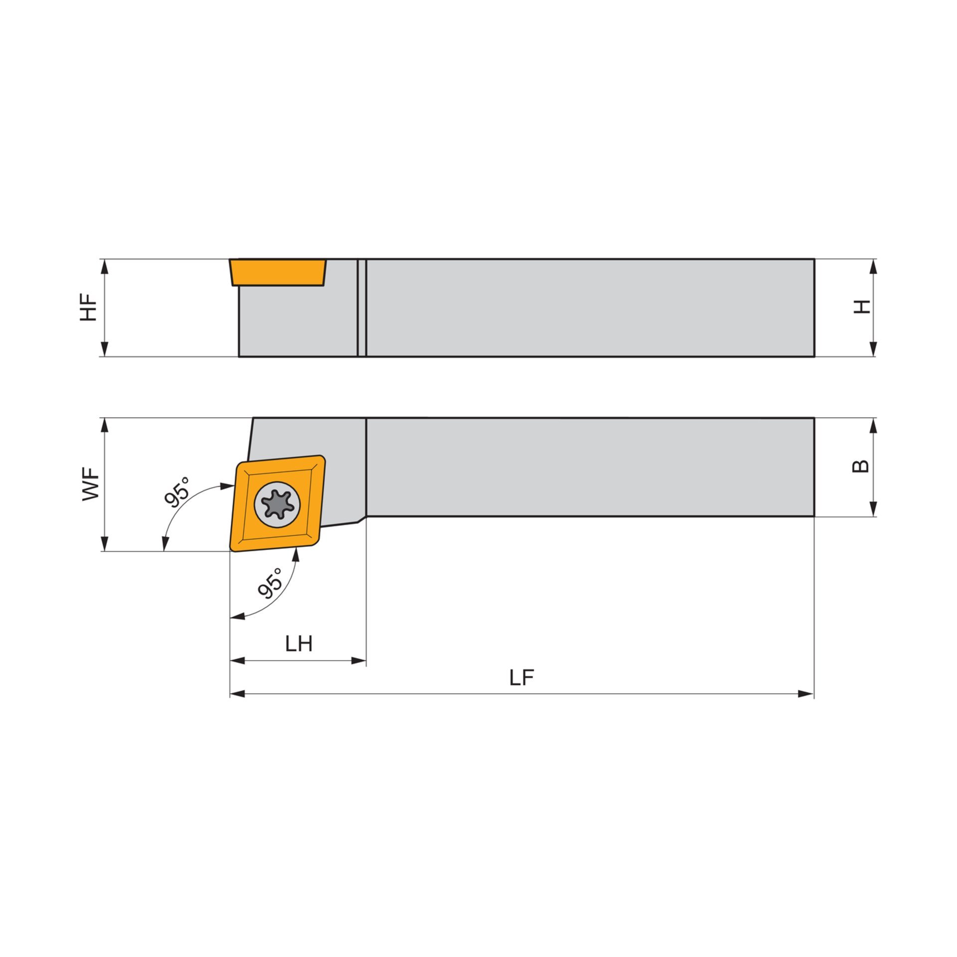 Dormer Pramet Drehwerkzeughalter ISO C SCLC(RL) EXT Produktbild img4 L