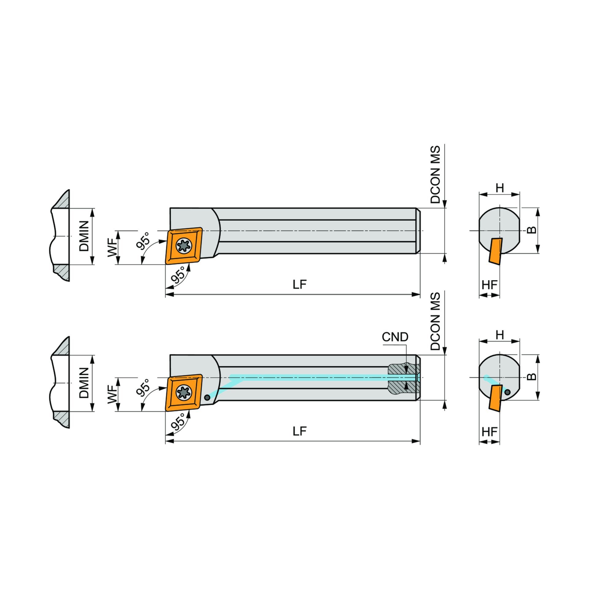 Dormer Pramet Bohrstange ISO S - Rechte Ausführung SCLC(RL) INT Produktbild img4 L