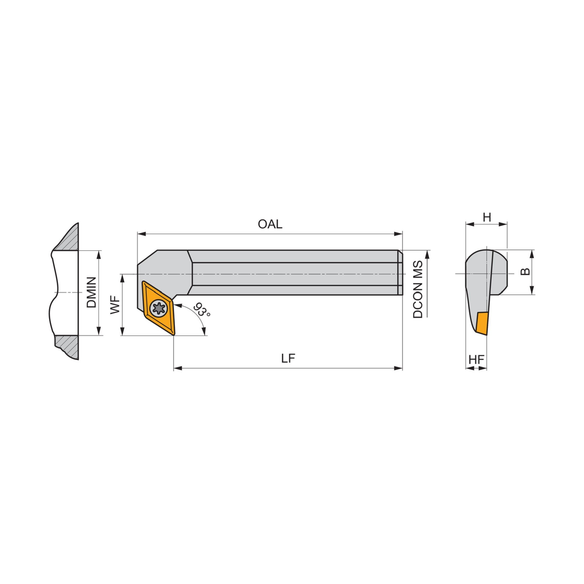 Dormer Pramet Bohrstange ISO S - Rechte Ausführung SDZC(RL) INT Produktbild img4 L