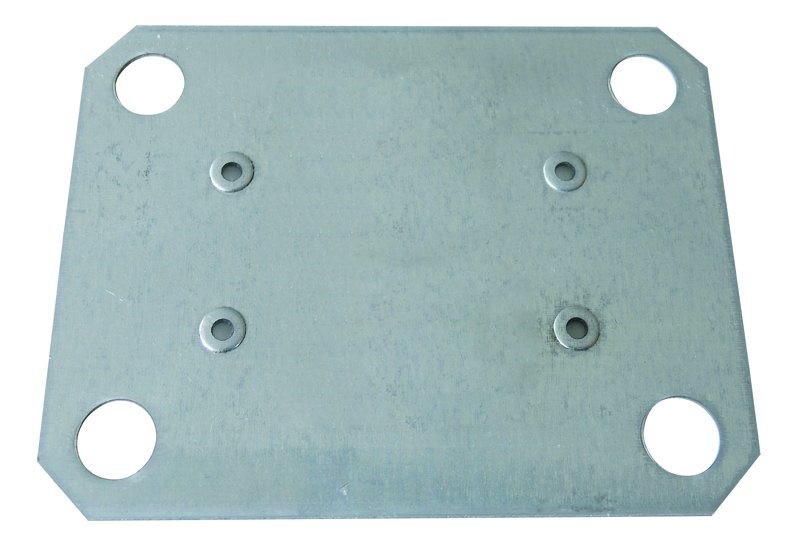 Schulte Unterlegplatte 2 mm (HxBxT) für MULTIplus Doppel-Klemmfuß, verzinkt Produktbild img1 L