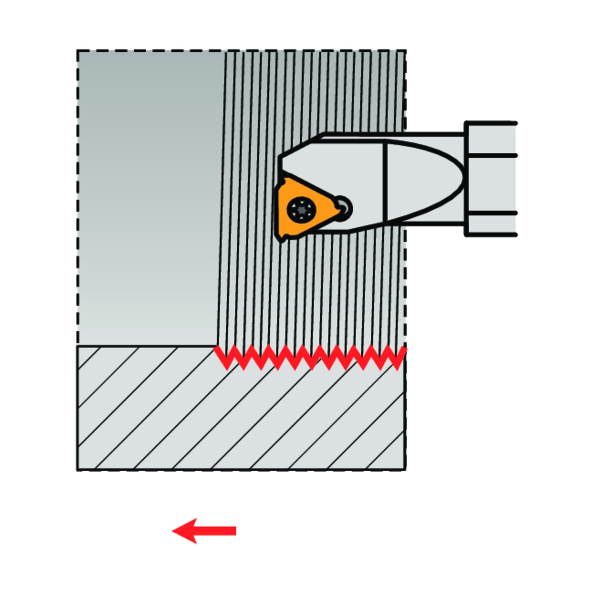 Bohrstange - Gewindeschneiden SIL 0013 M 11-1 Produktbild img2 L