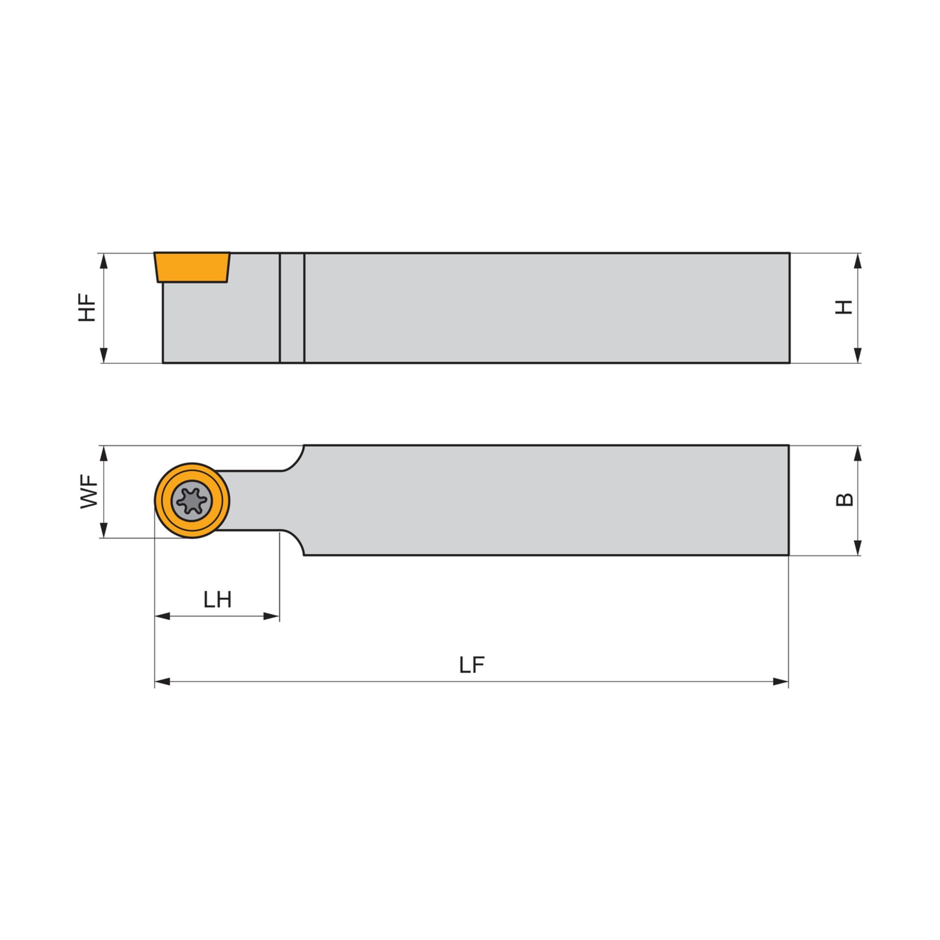 Dormer Pramet Drehwerkzeughalter ISO C SRDCN EXT Produktbild img4 L