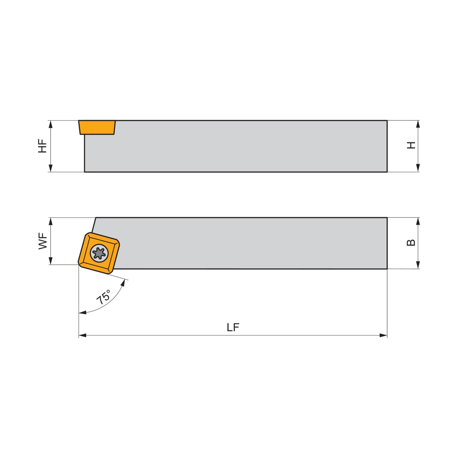 Dormer Pramet Drehwerkzeughalter ISO C SSBC(RL) EXT Produktbild img4 L