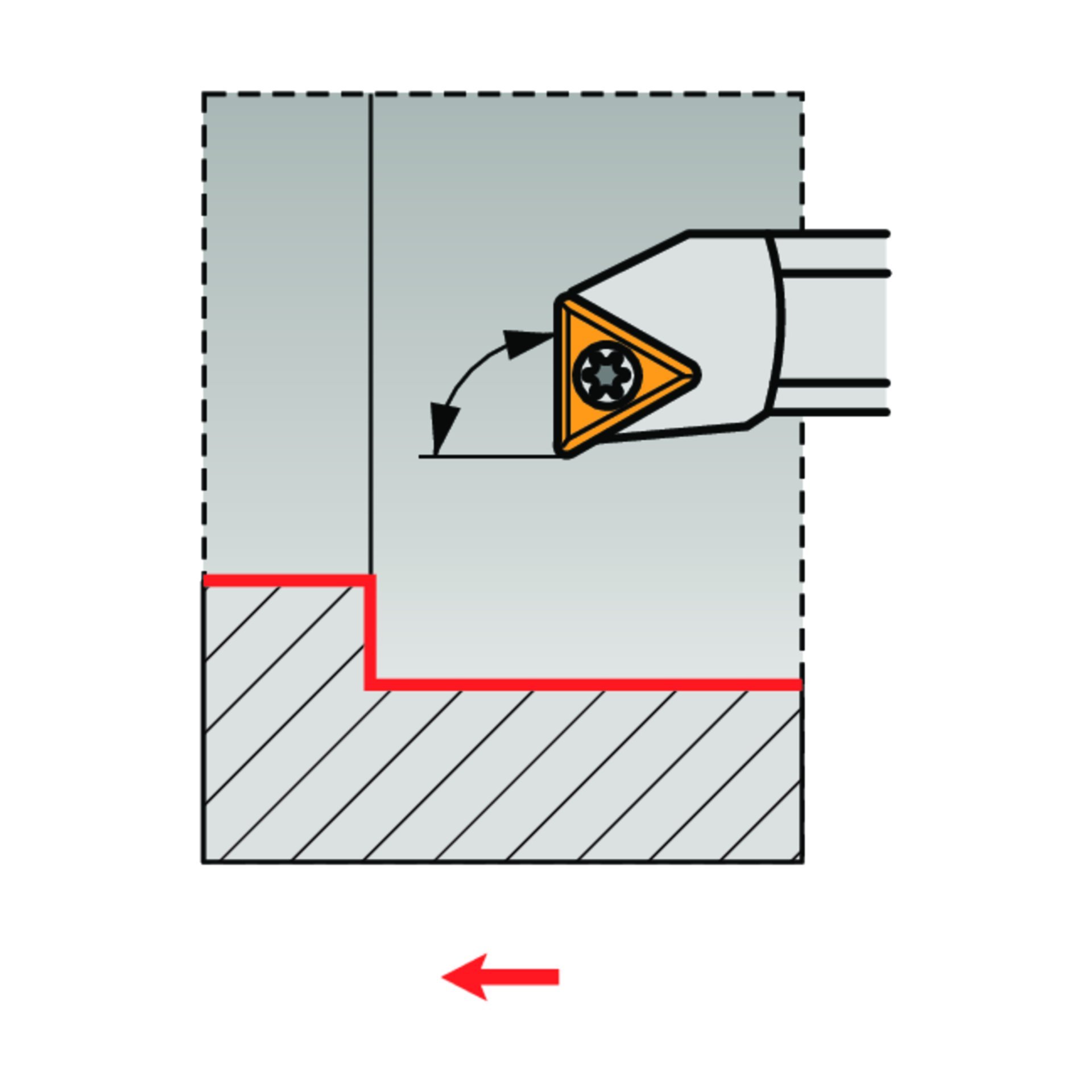 Dormer Pramet Bohrstange ISO S - Linke Ausführung STFC(RL) INT Produktbild img2 L