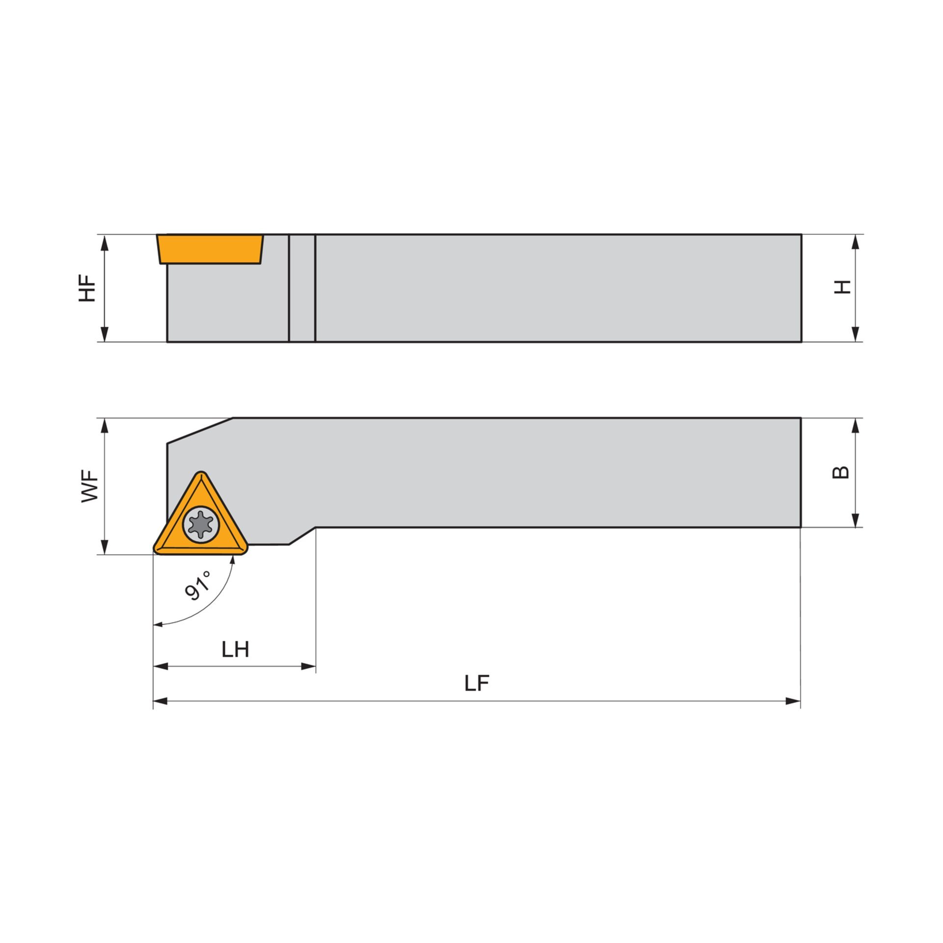 Dormer Pramet Drehwerkzeughalter ISO C STGCR 2020 K 16 Produktbild img2 L