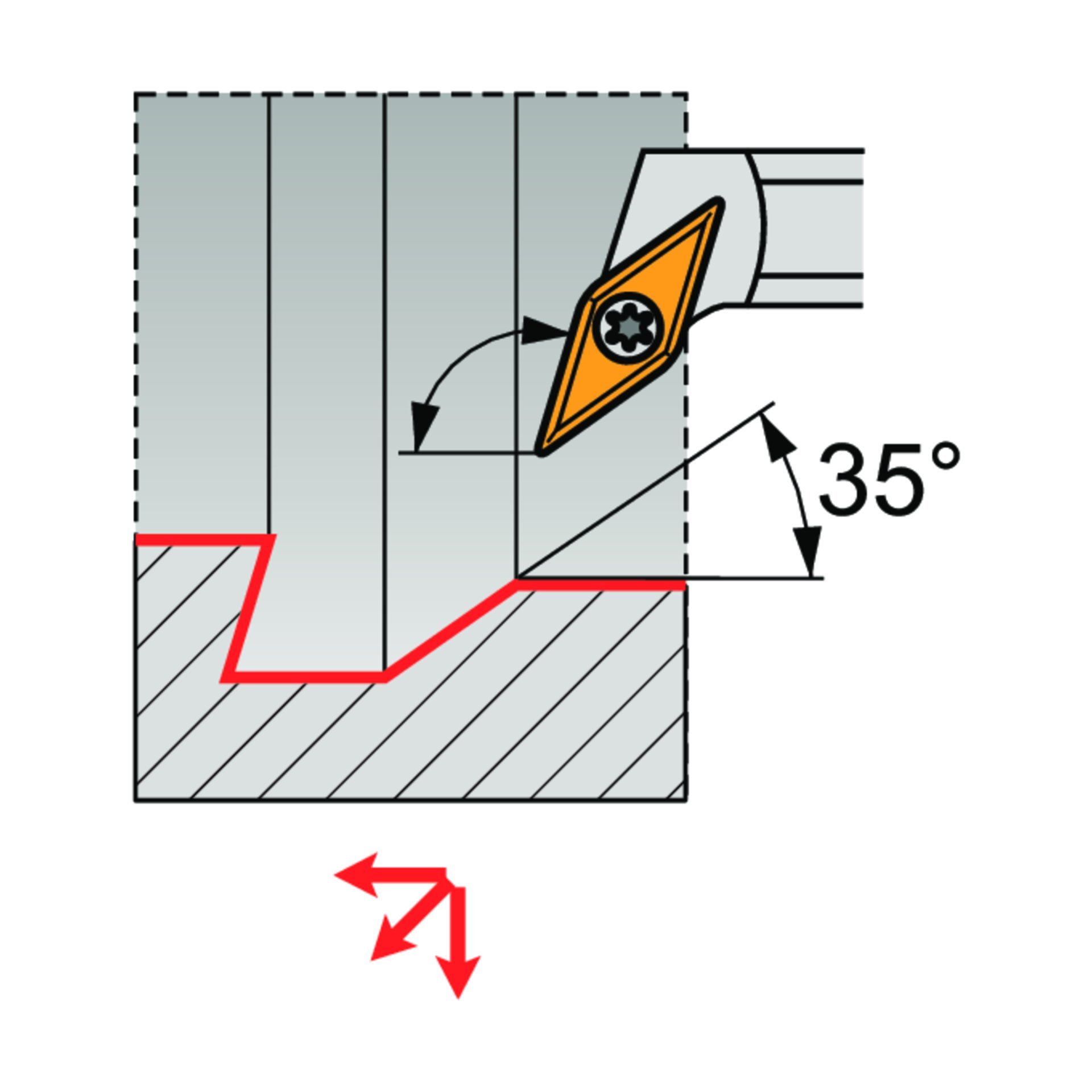 Dormer Pramet Bohrstange ISO S - Rechte Ausführung SVQB(C)(RL) INT Produktbild img2 L