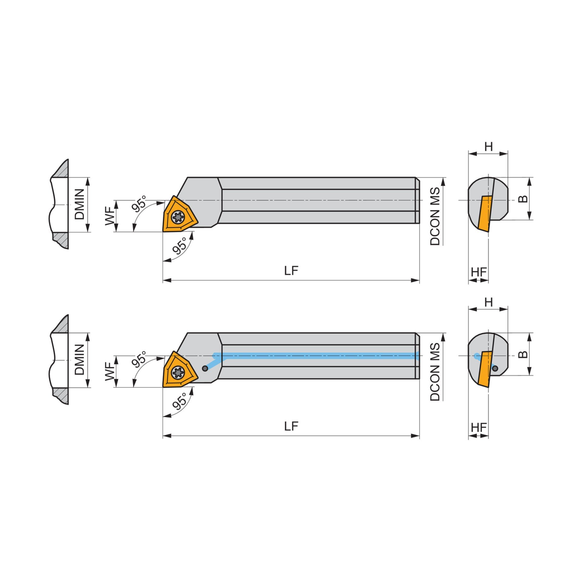 Dormer Pramet Bohrstange ISO S - Rechte Ausführung SWLC(RL) INT Produktbild img4 L