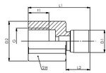 RIEGLER Gerade Steckverschraubung »NonPlusUltra«, G 3/8 i., Ø 8 mm, VPE 10 Stk. Produktbild img2 L
