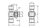 RIEGLER T-Steckverschraubung »NonPlusUltra«, drehbar , M5, Ø 4mm, VPE10 Produktbild img2 L
