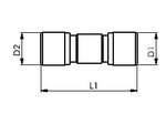 Gerade Steckverbindung »NonPlusUltra«, Ø 8 mm, VPE 10 Stk. Produktbild img2 L