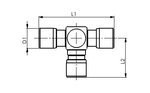 RIEGLER T-Steckverbindung »NonPlusUltra«, Ø 6 mm, VPE 10 Stk. Produktbild img2 L