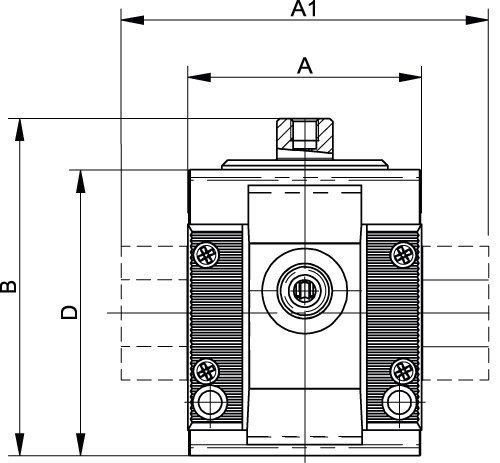 RIEGLER Druckregler pneumatisch vorgesteuert »SYNTESI«, BG 2, o. Buchsen Produktbild img2 L