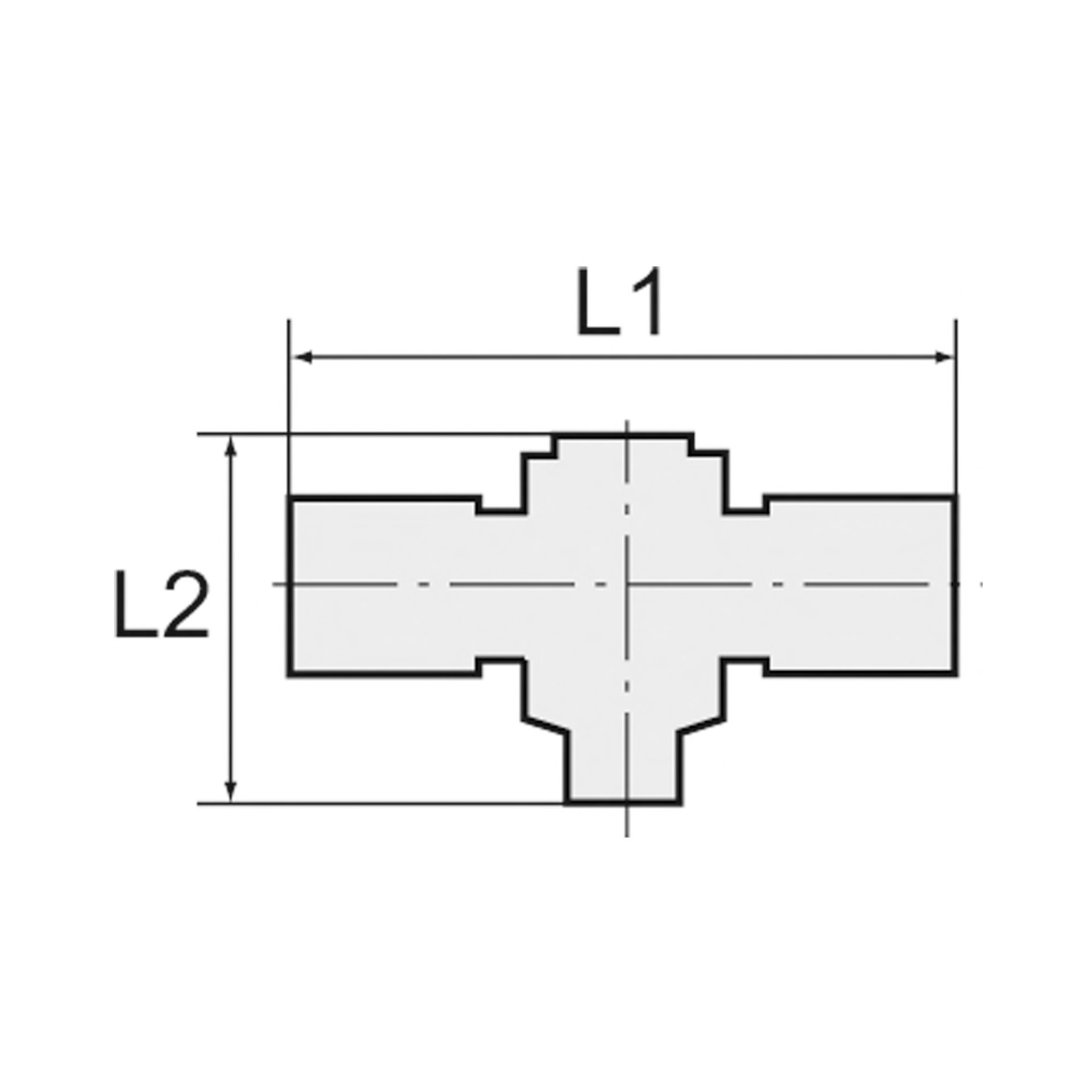 RIEGLER T-Steckverschraubung »click-clock«, drehbar, M5 a., Schlauch-Ø 5 Produktbild img2 L