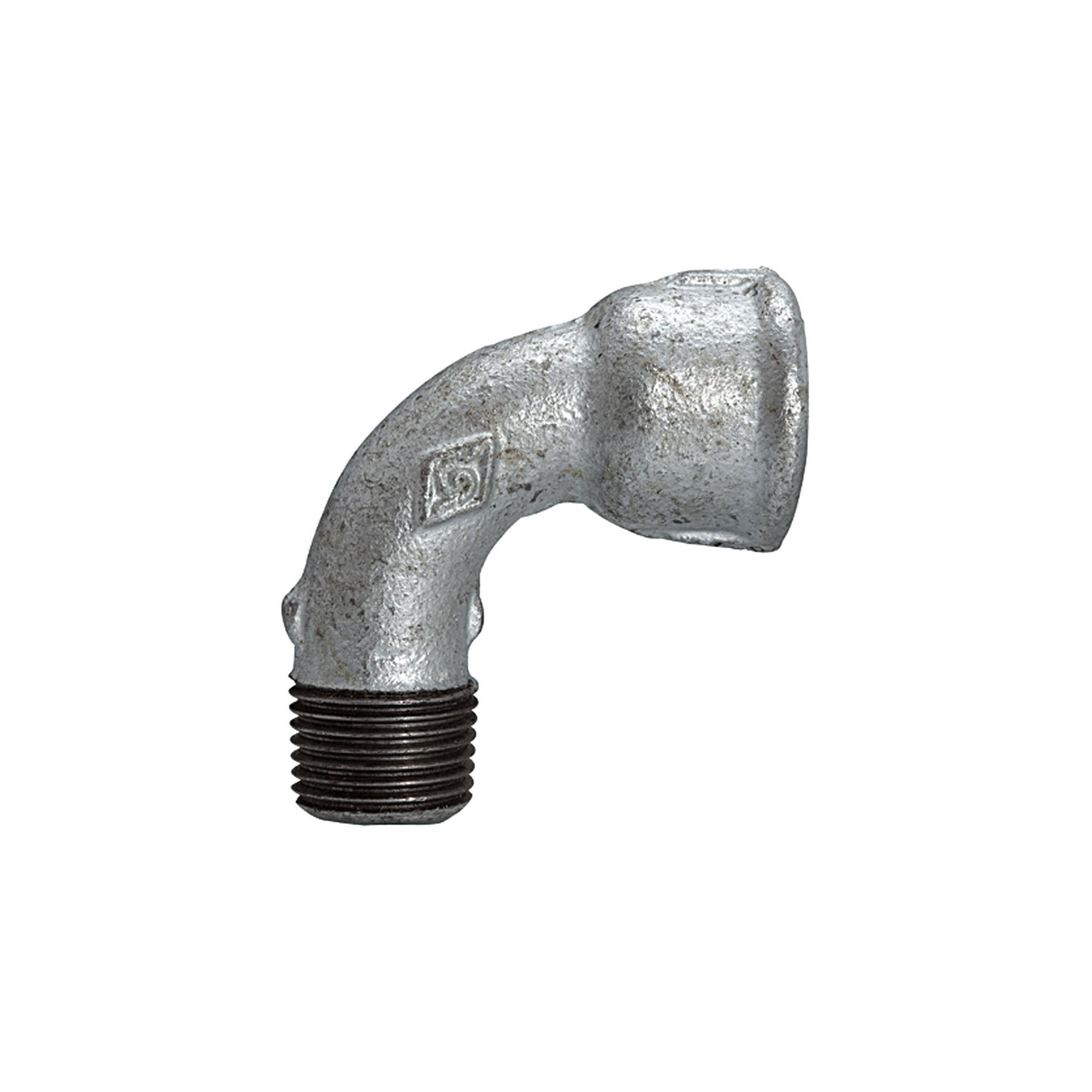 RIEGLER Bogen 1a, kurz, 90°, IG/AG, Rp/R 3/4, schwarzer Temperguss Produktbild img1 L