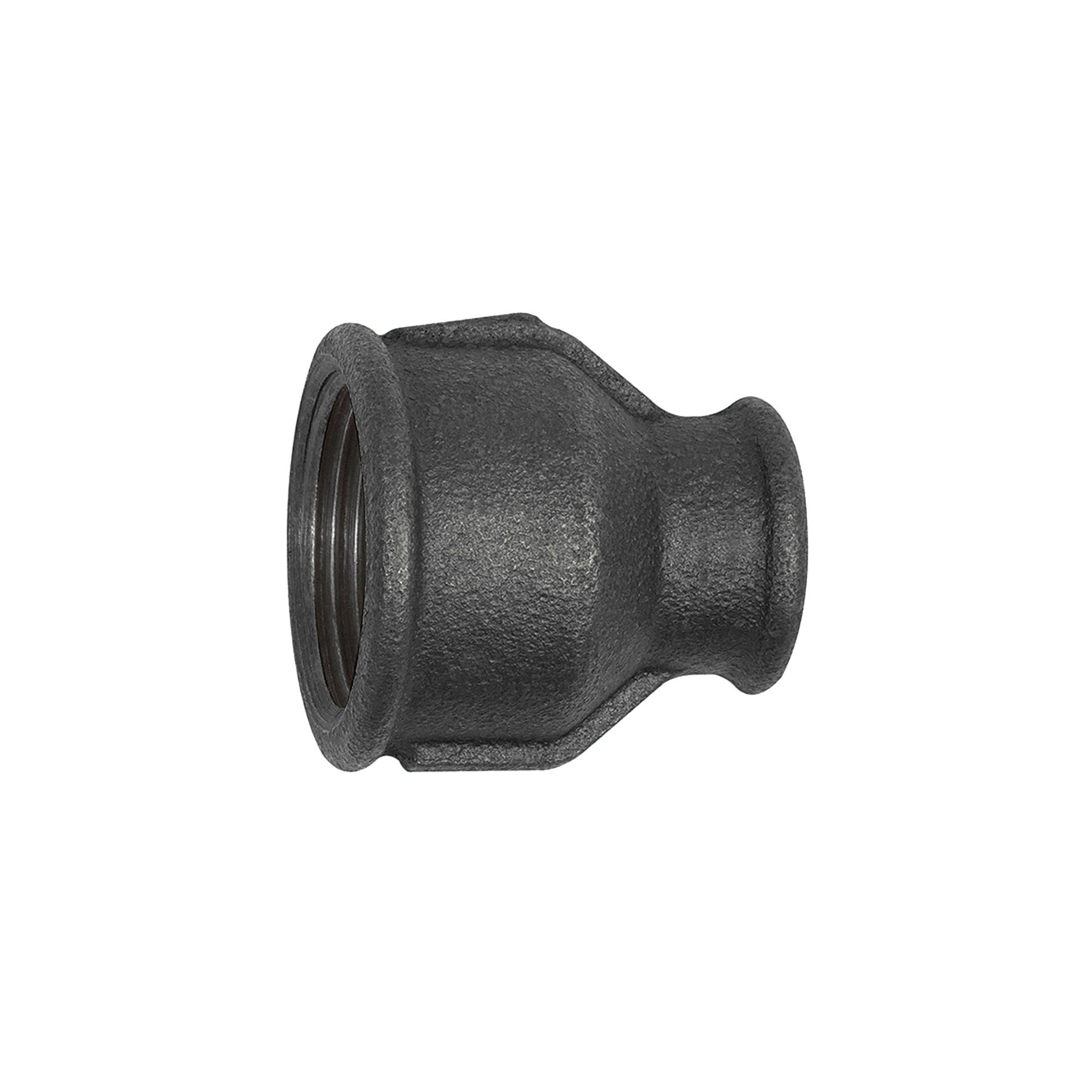 RIEGLER Muffe 240, reduziert , Rp 2 1/2 i., Rp 2 i., Temperguss schwarz Produktbild img1 L