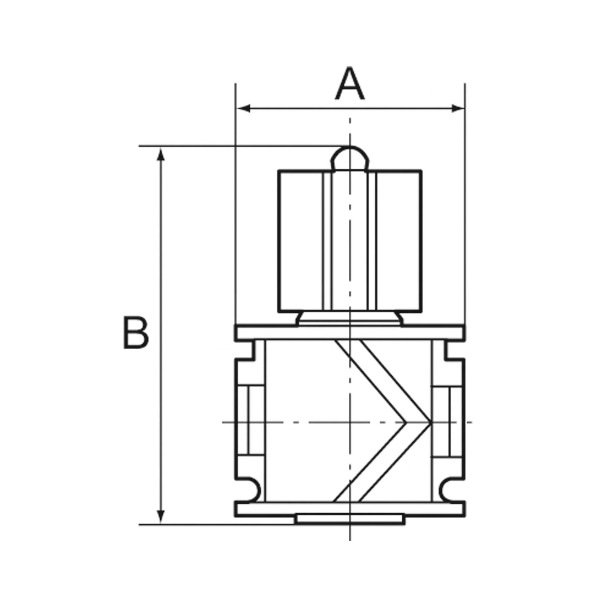 RIEGLER Kugelhahn 3/2-Wege »variobloc«, abschließbar, BG 1, G 1/4 Produktbild img2 L